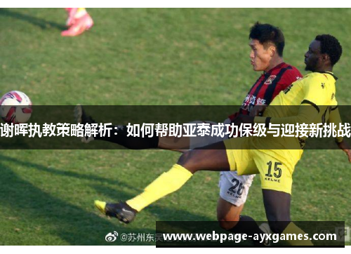 谢晖执教策略解析：如何帮助亚泰成功保级与迎接新挑战
